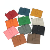 Royal Bagger Thin Credit Card Holder for Women Genuine Cow Leather Coin Purses Fashion Casual Small Wallet Purse 1566